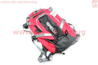 Рюкзак влагозащитный 20 литр., с отсеком для шлема, чехлом от дождя, вентилируемые накладки на спину, светоотражающие полосы, красный COMFORT SBP-059 SPELLI 408008