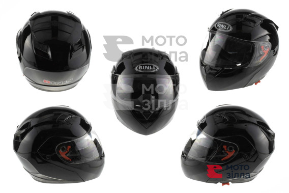 Шлем трансформер   (mod:688) (size:L, черный, солнцезашитные очки)   FGN