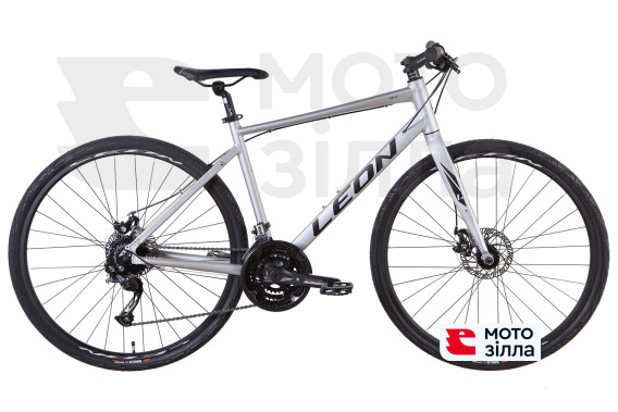 Велосипед уцененный AL 28" Leon HD-80 DD рама- 2021 STK-LN-091 (серый (м))