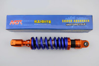 Амортизатор GY6, DIO ZX, LEAD 320mm, тюнінговий (оранжево-синій) NDT