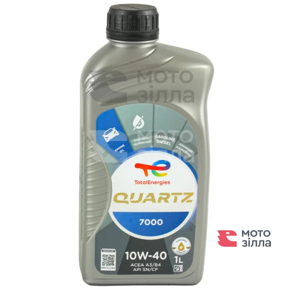 Олива моторна 7000 SN (SL/CF) 10W-40 1л Total QUARTZ