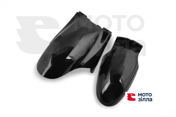 Пластик Zongshen STHORM переднє крило (чорний) SL