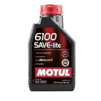 Масло моторное синтетическое автомобильное 1л (0W-20, 6100 SAVE-LITE) MOTUL (#108002)