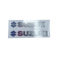 Наклейка хром U13 (Suzuki and Logo)