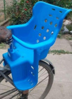 Кресло детское на велосипед   (пластик) (синее)   SVT