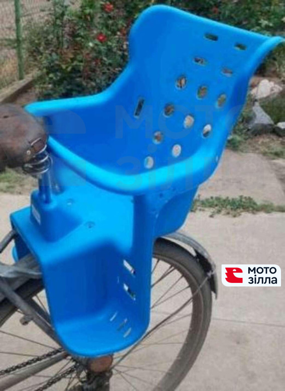 Крісло дитяче на велосипед (пластик) (синє) SVT