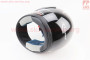 Шлем закрытый 802 - ЧЕРНЫЙ с красно-серым рисунком (возможны царапины, дефекты) KUROSAWA 360300