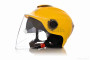 Шлем открытый  "DAVID"  (#308, с регулятором размера L-XXL, очки, yellow)