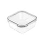 Контейнер для хранения пищевых продуктов 1.2л, боросиликатное стекло, пластик, квадратный, прозрачный Ardesto Gemini