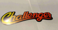 Наклейка декор CHALLENGER (18x5см)