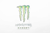 Наклейка   логотип   MONSTER ENERGY   (17х12см)   (#7312G)