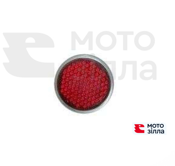 Світловідбивач велосипедний (катафот) (червоний, круглий, СРСР) FM