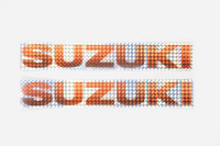 Наклейки (набір) SUZUKI (30х5см, червоні) (# 7000C)