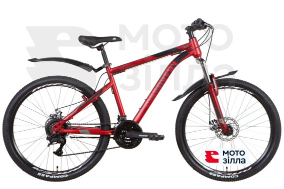 Велосипед 26" Discovery TREK AM DD 2022 (красный (м))