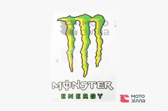 Наклейка   логотип   MONSTER ENERGY   (17х13см)   (#7312)