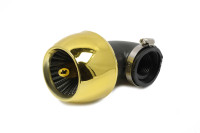 Фільтр повітряний (нулевик) Ø35mm, 90 *, турбіна (золото)