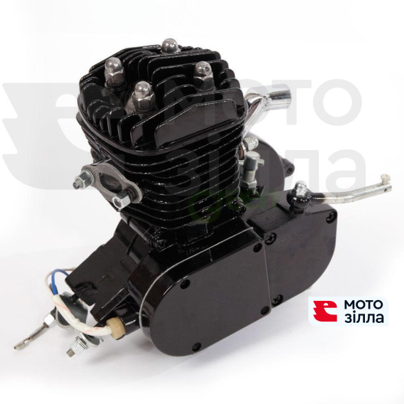 Двигун веломотор (80cc, голий) (чорний) EVO