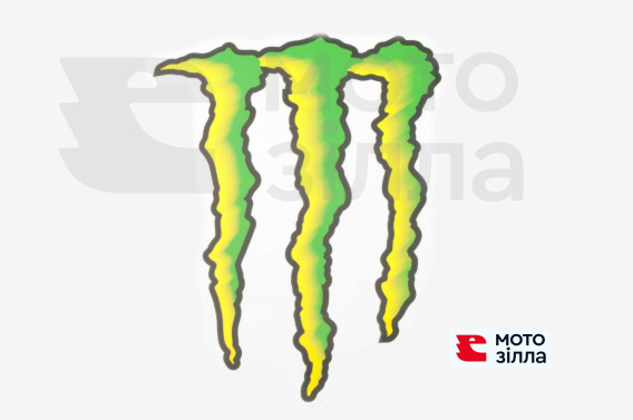 Наклейка   логотип   MONSTER ENERGY   (21х16см)   (#7312E)