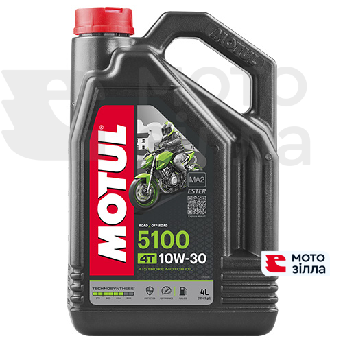 Олива моторна 4Т Motul 5100 10W-30, 4л