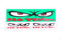 Наклейки (набір) логотип NO FEAR (34х14см, зелені) (0050)