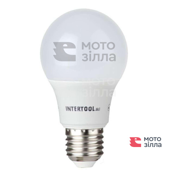 Світлодіодна лампа LED 10Вт, E27, 220В, INTERTOOL