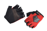 Перчатки без пальцев   (mod:002, size:L, красные)   KNIGHTOOD