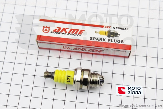 Свеча 2T L7T - M14 L8 - пилы/косы (YELLOW три анода)