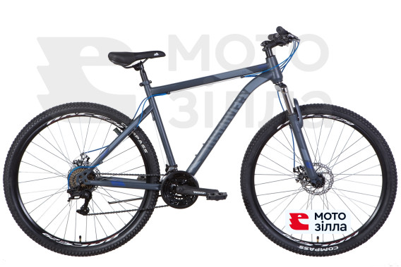 Велосипед ST 29" Discovery TREK AM DD 2022 (темно-серый с синим (м))