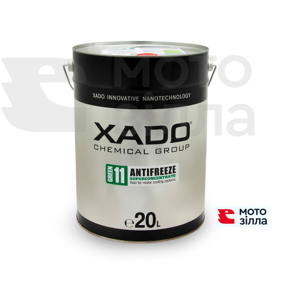 Концентрат антифриза для двигателя XADO Green 11 20л