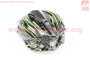 Шлем велосипедный L (59-65 см) съемный козырек, 18 вент. отверстия, системы регулировки по размеру Divider и Run System SRS, черно-зеленый SBH-5900 SPELLI 408041