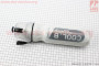 Фляга-термо пластикова 500мл, з аерозольним клапаном, біло-сіра COOL.B Standart 409627