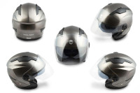 Шлем открытый   (mod:DH958) (size:L, черный)   HELMO