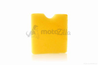 Фильтр воздушный косы  квадратный, поролон, с пропиткой, желтый