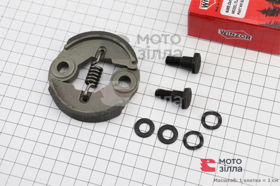 Зчеплення (коротка пружина) D=76mm, метал +болти+шайби до-кт