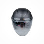 Шлем HNJ01 (размер: S детский) ЧЕРНЫЙ МАТ (белое стекло)