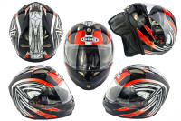 Шлем-интеграл   (mod:G346) (size:L, черно-оранжевый)   GSB