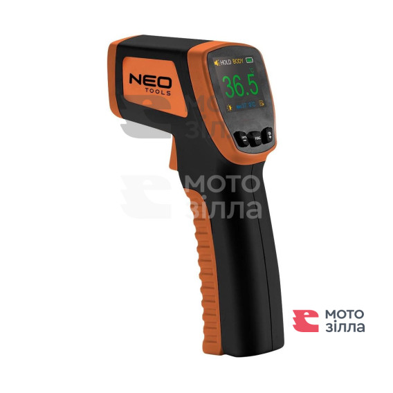 Пирометр Neo Tools, диапазон 32-42.9 градусов, точность 0.2 градуса, IP44