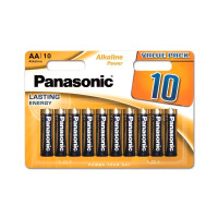 Батарейка Panasonic ALKALINE POWER щелочная AA блистер, 10 шт.