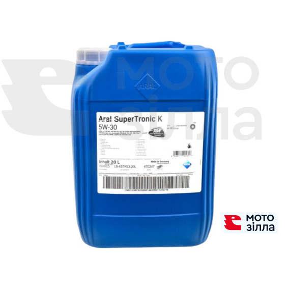 Олива моторна Aral SuperTronic K 5W-30, 20л 31-00548