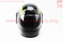 Шлем закрытый HF-101 M- ЧЕРНЫЙ с желто-серым рисунком Q233-Y (возможны дефекты покраски)