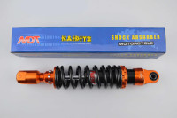 Амортизатор   GY6, DIO, LEAD   290mm, тюнинговый   (оранжево-черный)   NDT