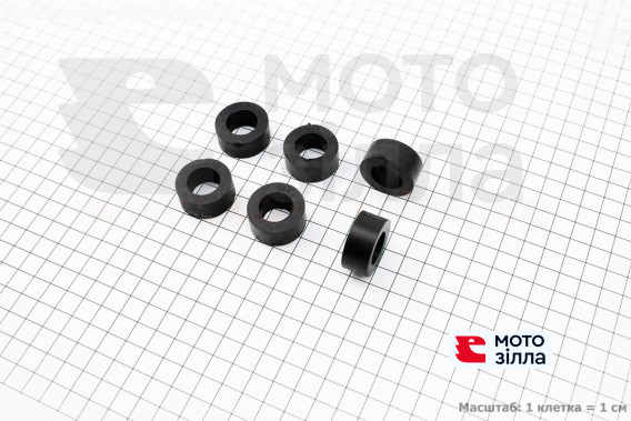 Демпферная резинка заднего колеса к-кт 6шт