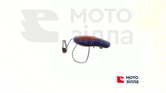 Сигнал велосипедный с подсветкой (банан)   (красный, 8 мелодий, АА*2)   (mod:JY-2000A)   DS