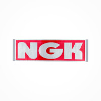 Наклейка логотип NGK (розмір: 18х6см) (#6874) (N-1243)