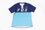 Футболка (Джерси) для мужчин L - (Polyester 80% / Spandex 20%), короткие рукава, свободный крой, сине-бирюзовый, НЕ оригинал