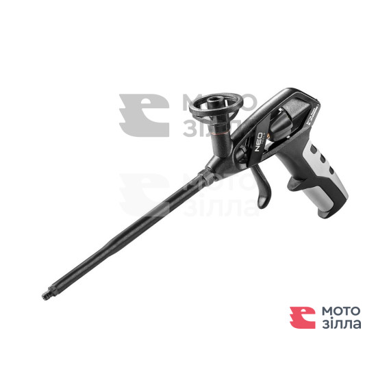 Пістолет для монтажної піни Neo Tools, корпус алюмінієвий сплав з тефлоновим покриттям, 332мм