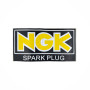 Наклейка логотип NGK (розмір: 20х11см, колір: Жовтий) (#0241) (N-1179)
