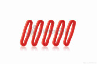 Фільтр повітряний коси круглий, поролон, з просоченням, червоний 5шт 006525