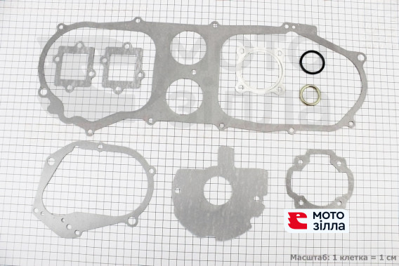 Прокладки двигуна Yamaha BWS100сс-52мм, к-кт 9 деталей