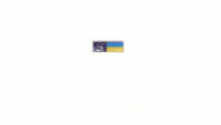 Наклейка Україна-Європа (12x6см, силікон) (SEA)